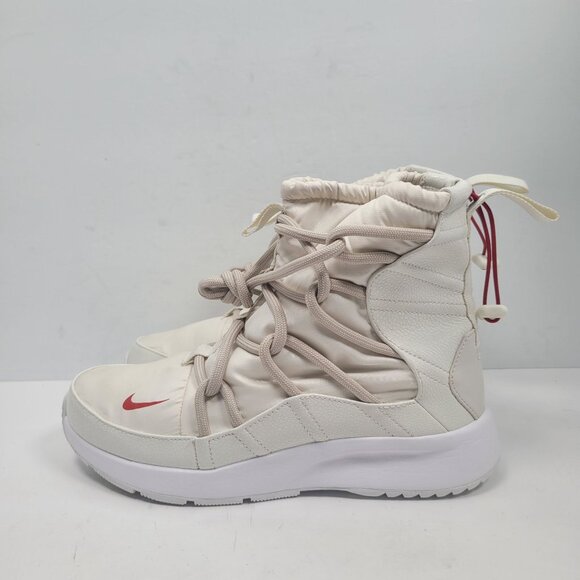 Nike Tanjun High Rise Women's White Boots AO0355-005 US Size 7.5 - Picture 2 of 9
